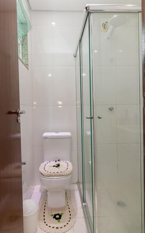 Casa à venda com 165m², 3 quartos e 4 vagasBanheiro da Suíte