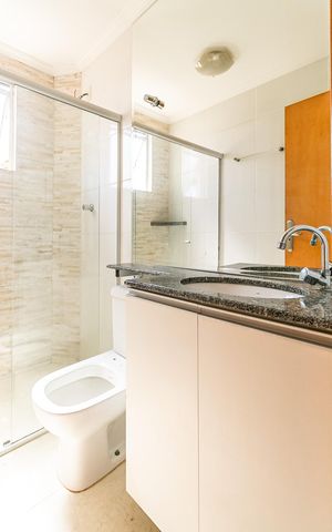 Apartamento à venda com 57m², 2 quartos e 1 vaga Apartamento à venda com 57m², 2 quartos e 1 vagaBanheiro
