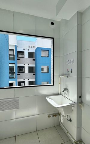 Apartamento para alugar com 48m², 2 quartos e 1 vagaCozinha e Área de Serviço