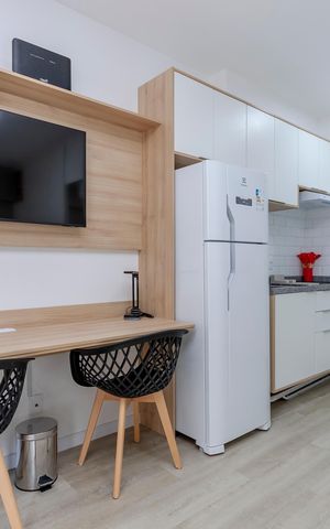 Studio para alugar com 25m², 1 quarto e sem vaga Studio para alugar com 25m², 1 quarto e sem vagaStudio