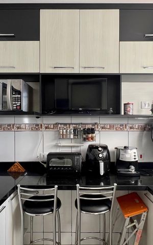 Apartamento à venda com 58m², 1 quarto e 1 vaga Apartamento à venda com 58m², 1 quarto e 1 vagaCozinha