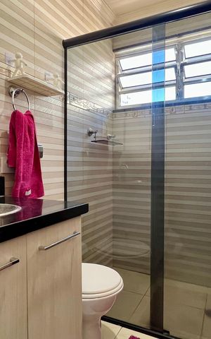 Apartamento à venda com 58m², 1 quarto e 1 vaga Apartamento à venda com 58m², 1 quarto e 1 vagaBanheiro
