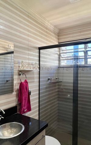 Apartamento à venda com 58m², 1 quarto e 1 vaga Apartamento à venda com 58m², 1 quarto e 1 vagaBanheiro