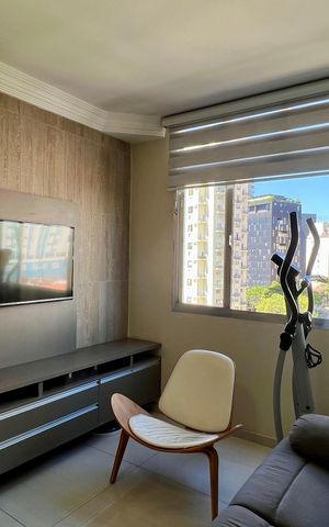 Apartamento à venda com 58m², 1 quarto e 1 vaga Apartamento à venda com 58m², 1 quarto e 1 vagaSala