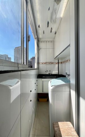 Apartamento à venda com 58m², 1 quarto e 1 vaga Apartamento à venda com 58m², 1 quarto e 1 vagaÁrea de Serviço