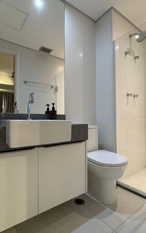 Apartamento para alugar com 35m², 1 quarto e 1 vaga Apartamento para alugar com 35m², 1 quarto e 1 vagaBanheiro Social