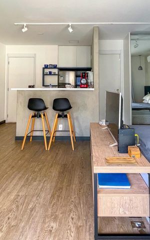 Studio para alugar com 46m², 1 quarto e 1 vaga Studio para alugar com 46m², 1 quarto e 1 vagaStudio