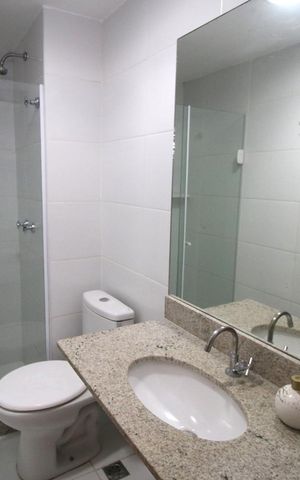 Apartamento à venda com 57m², 2 quartos e 1 vagaBanheiro da Suíte 1