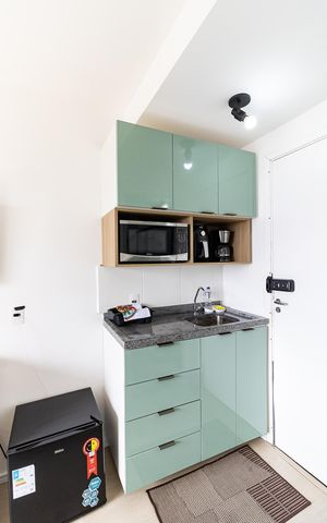 Apartamento à venda com 18m², 1 quarto e sem vaga Apartamento à venda com 18m², 1 quarto e sem vagaCozinha