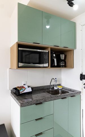 Apartamento à venda com 18m², 1 quarto e sem vaga Apartamento à venda com 18m², 1 quarto e sem vagaCozinha