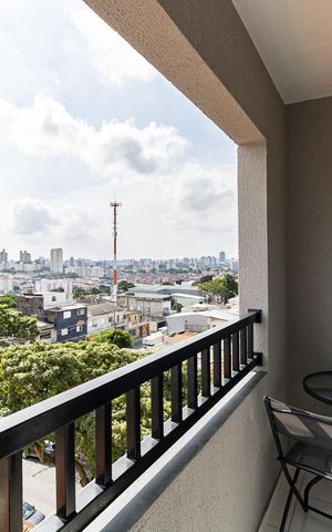 Apartamento à venda com 18m², 1 quarto e sem vaga Apartamento à venda com 18m², 1 quarto e sem vagaVaranda