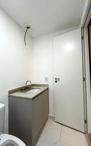 Apartamento à venda com 30m², 1 quarto e sem vagaBanheiro da Suíte
