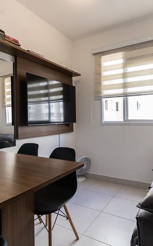 Apartamento à venda com 33m², 2 quartos e sem vaga Apartamento à venda com 33m², 2 quartos e sem vagaSala