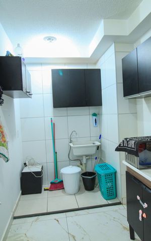 Apartamento à venda com 34m², 2 quartos e sem vagaCozinha e Área de Serviço