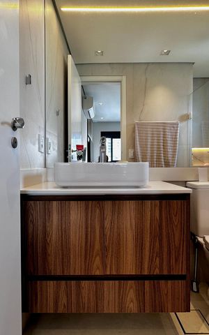 Apartamento para alugar com 65m², 2 quartos e 2 vagas Apartamento para alugar com 65m², 2 quartos e 2 vagasBanheiro Suíte