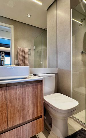 Apartamento para alugar com 65m², 2 quartos e 2 vagas Apartamento para alugar com 65m², 2 quartos e 2 vagasBanheiro Social