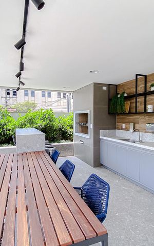 Studio para alugar com 22m², 1 quarto e sem vagaÁrea comum - Churrasqueira