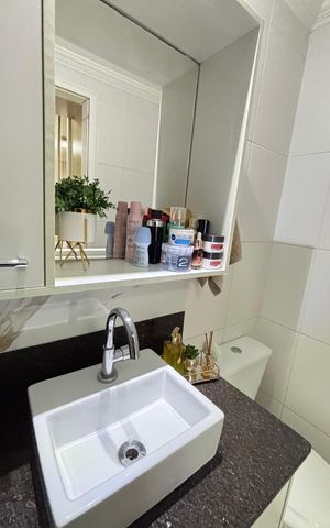Apartamento à venda com 78m², 2 quartos e 1 vaga Apartamento à venda com 78m², 2 quartos e 1 vagaBanheiro da Suíte