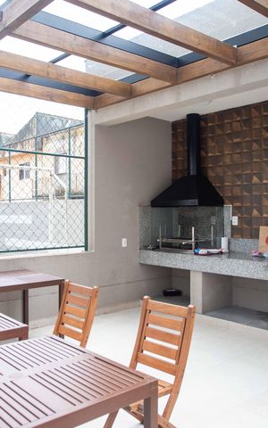 Apartamento à venda com 58m², 2 quartos e 1 vagaChurrasqueira