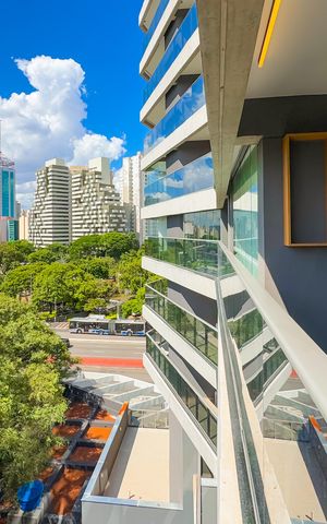 Studio para alugar com 22m², 1 quarto e sem vaga Studio para alugar com 22m², 1 quarto e sem vagaVista da Varanda