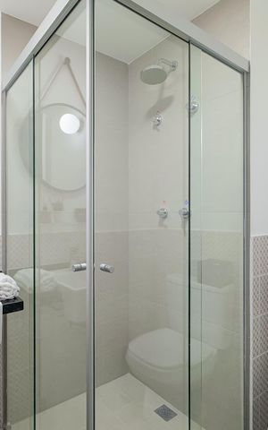 Studio para alugar com 22m², 1 quarto e sem vaga Studio para alugar com 22m², 1 quarto e sem vagaBanheiro