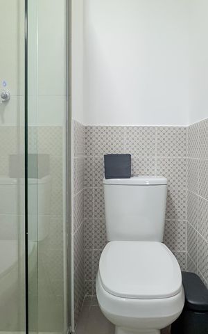 Studio para alugar com 22m², 1 quarto e sem vaga Studio para alugar com 22m², 1 quarto e sem vagaBanheiro