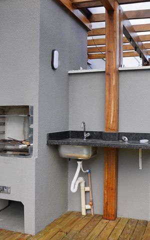 Casa de condomínio para alugar com 120m², 3 quartos e 2 vagasChurrasqueira