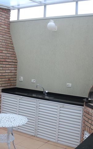 Apartamento à venda com 360m², 3 quartos e 4 vagasÁrea comum - Churrasqueira