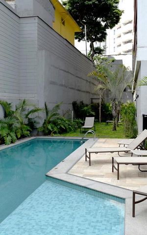 Studio para alugar com 24m², 1 quarto e sem vagaPiscina