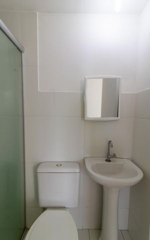 Apartamento para alugar com 60m², 2 quartos e 1 vaga Apartamento para alugar com 60m², 2 quartos e 1 vagaBanheiro 2