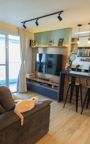 Apartamento à venda com 74m², 2 quartos e 2 vagas Apartamento à venda com 74m², 2 quartos e 2 vagasSala
