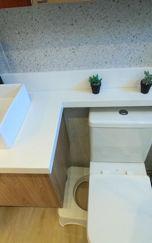 Apartamento à venda com 74m², 2 quartos e 2 vagas Apartamento à venda com 74m², 2 quartos e 2 vagasBanheiro do Quarto 1