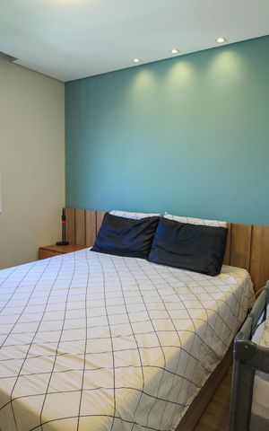 Apartamento à venda com 74m², 2 quartos e 2 vagas Apartamento à venda com 74m², 2 quartos e 2 vagasQuarto 1