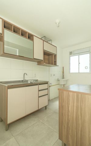 Apartamento para alugar com 46m², 2 quartos e 1 vaga Apartamento para alugar com 46m², 2 quartos e 1 vagaCozinha e Área de Serviço
