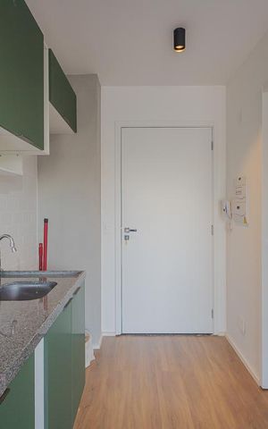 Studio à venda com 25m², 1 quarto e sem vagaCozinha