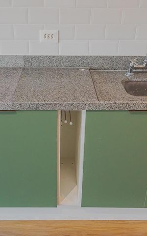 Studio à venda com 25m², 1 quarto e sem vagaCozinha