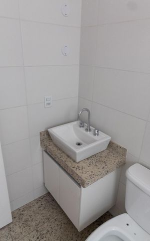Apartamento à venda com 82m², 3 quartos e 2 vagasBANHEIRO DA SUITE