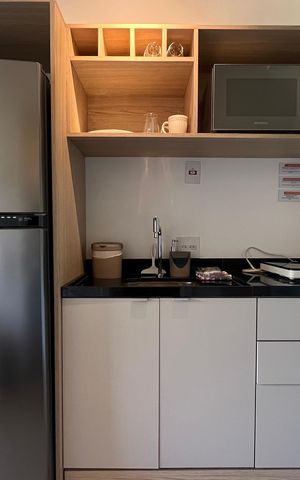 Studio à venda com 23m², 1 quarto e sem vaga Studio à venda com 23m², 1 quarto e sem vagaCozinha