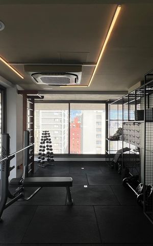 Studio à venda com 23m², 1 quarto e sem vaga Studio à venda com 23m², 1 quarto e sem vagaAcademia