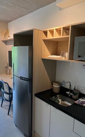 Studio à venda com 23m², 1 quarto e sem vaga Studio à venda com 23m², 1 quarto e sem vagaCozinha