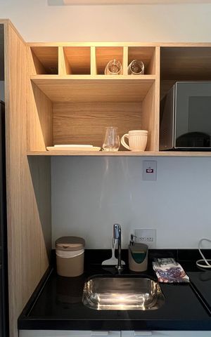 Studio à venda com 23m², 1 quarto e sem vaga Studio à venda com 23m², 1 quarto e sem vagaCozinha