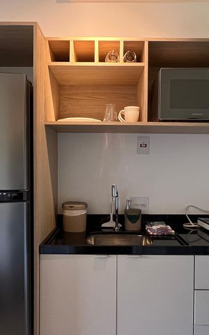 Studio à venda com 23m², 1 quarto e sem vaga Studio à venda com 23m², 1 quarto e sem vagaCozinha