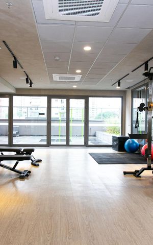 Studio para alugar com 25m², 1 quarto e sem vaga Studio para alugar com 25m², 1 quarto e sem vagaCondomínio - Academia