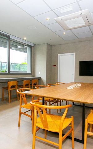 Studio para alugar com 25m², 1 quarto e sem vaga Studio para alugar com 25m², 1 quarto e sem vagaCondomínio - Salão de Festas