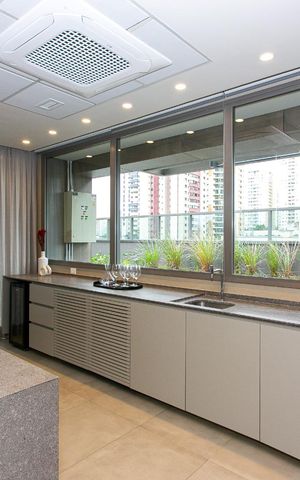 Studio para alugar com 25m², 1 quarto e sem vaga Studio para alugar com 25m², 1 quarto e sem vagaCondomínio - Salão de Festas