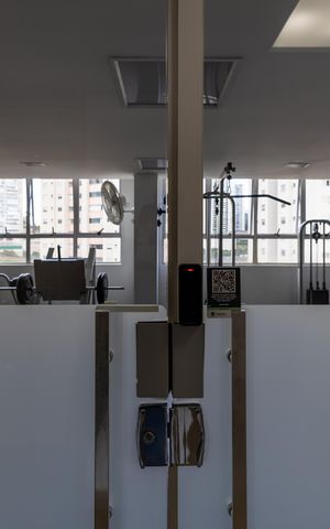 Studio à venda com 70m², 1 quarto e 2 vagas Studio à venda com 70m², 1 quarto e 2 vagasÁrea comum - Academia