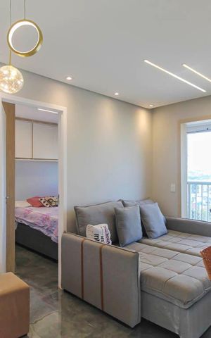 Apartamento para alugar com 40m², 2 quartos e 1 vaga
