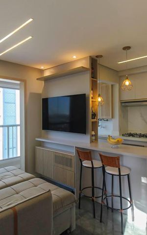 Apartamento para alugar com 40m², 2 quartos e 1 vaga
