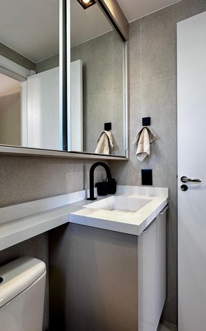 Apartamento à venda com 28m², 1 quarto e sem vaga Apartamento à venda com 28m², 1 quarto e sem vagaBanheiro Suíte
