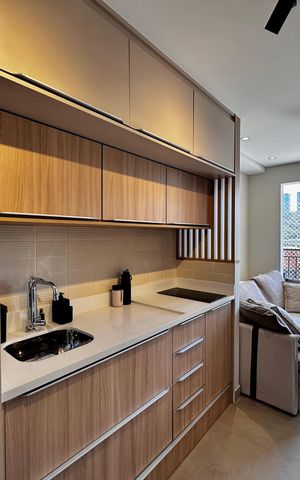 Apartamento à venda com 28m², 1 quarto e sem vaga Apartamento à venda com 28m², 1 quarto e sem vagaCozinha